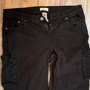 Garage Black Cargo Pants 11